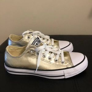 Gold Converse Sneakers